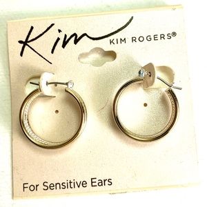 Silver & Gold Hoops by Kim Rogers